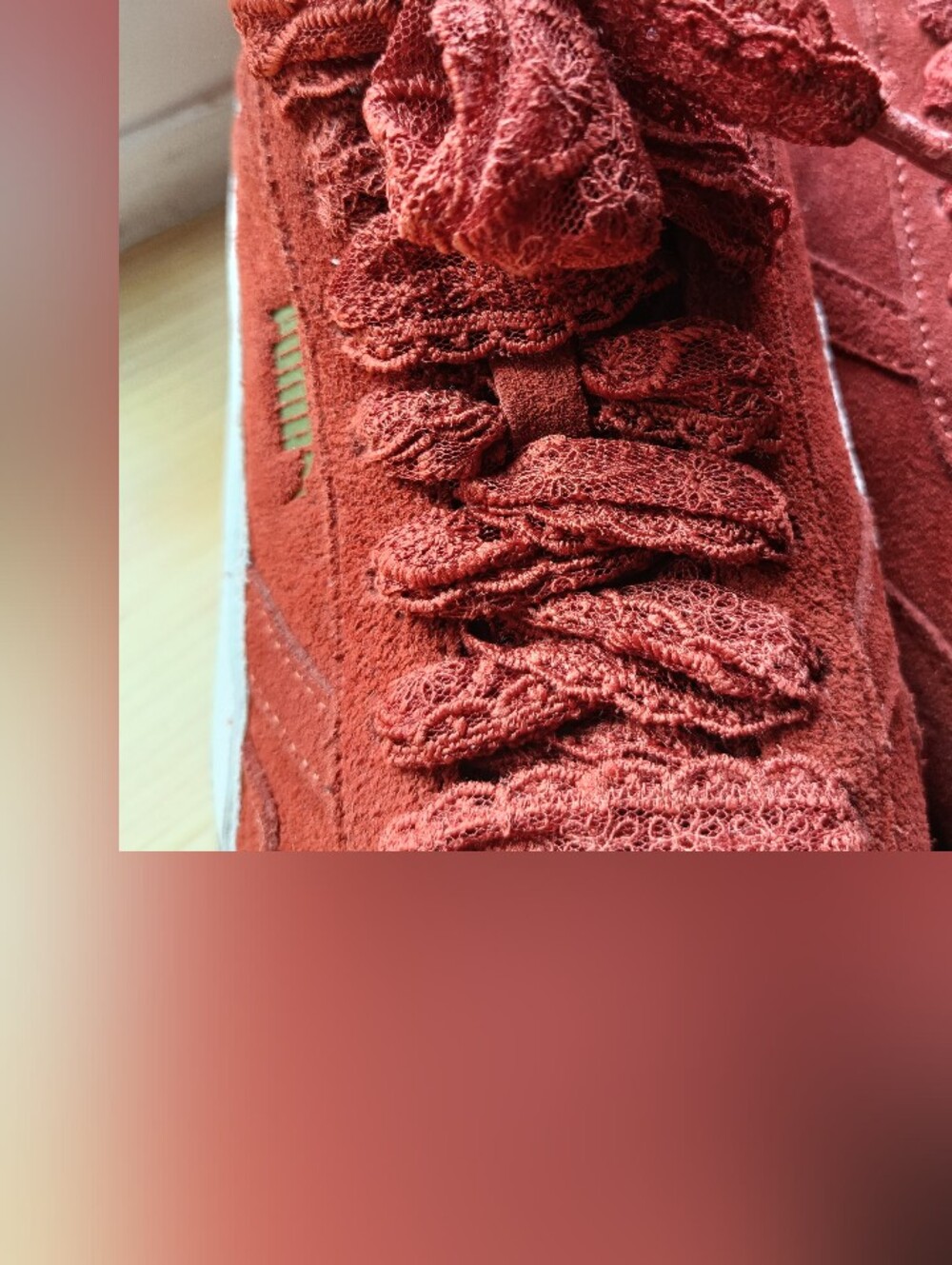 Burnt Orange Puma Shoes - Picture 2 of 6